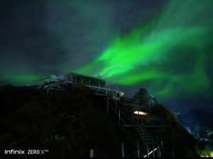 Viral, Penampakan Mirip Cahaya Aurora Tertangkap Oleh Infinix Zero X di Yogyakarta