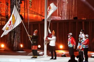 Gubernur Edy Rahmayadi Terima Bendera Tuan Rumah PON 2024
