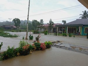Sungai Meluap Akibat Hujan Deras, Sejumlah Rumah di Kabupaten Nias Terendam Banjir