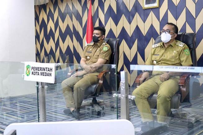 Bobby Nasution Ikuti Kegiatan Penyerahan DIPA dan Buku Daftar Alokasi TKDD Tahun 2022