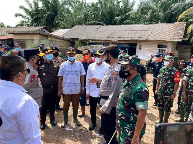 Tinjau Banjir di Madina, Gubsu : Alhamdulillah Sudah Surut
