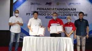 Gandeng Pelindo, JNE Perluas Pasar untuk Kesejahteraan Sosial dan Ekonomi Nasional
