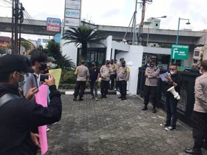 Tolak Pembangunan Konsulat Jendral AS di Medan, Pemuda LIRA Medan Gelar Aksi Unjuk Rasa