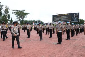 447 Personel Polisi Dijajaran Polda Sumut Naik Pangkat, Kapolda : Jaga Nama Baik POLRI