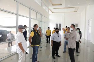 Wagubsu Tinjau Pembangunan Gedung Baru Mess Pemprov Sumut di Sipirok,