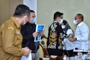 Terkait Rencana Proyek Pembangunan Jalan Sepanjang 450 Km, Pemprovsu Jalin Kordinasi Dengan KPK