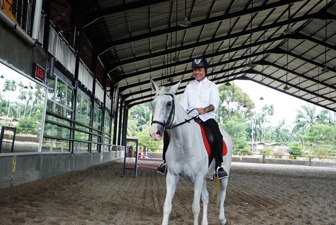 Tak Hanya Wisata Alam, Musa Rajekshah Takjub dengan Wisata Pacuan Kuda di Sergai