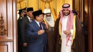 Bertemu Pangeran Khalid Bin Salman, Prabowo Bahas Kerjasama Militer dan Pertahanan