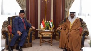 Temui Menhan Uni Emirat Arab, Prabowo Bahas Kerja Sama Produksi Senjata