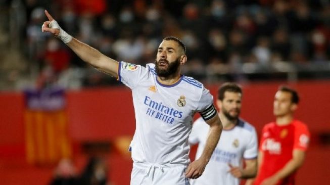 Cetak 2 Gol, Benzema Bawa Real Madrid Taklukkan Mallorca 3-0