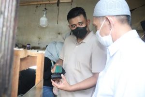 Bobby Nasution Datangi Pelaku UMKM di Kelurahan Binjai