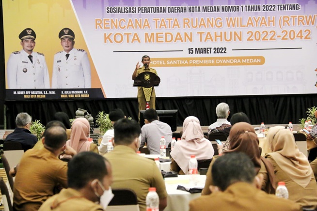 Pemko Sosialisasikan Perda No 1 tahun 2022 tentang RTRW Kota Medan Tahun 2022-2042
