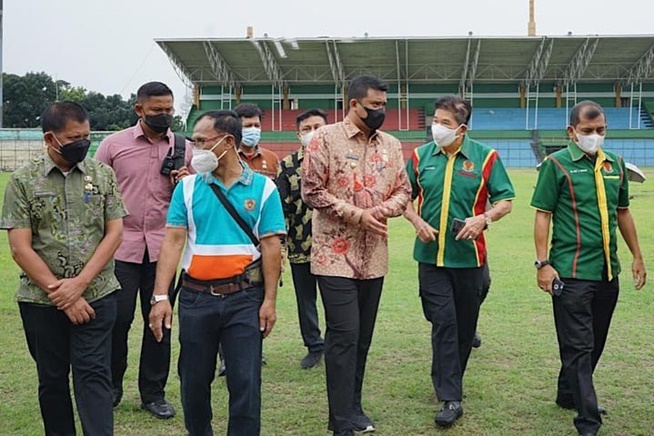 Stadion Kebun Bunga Dibenahi, Mantan Ketua SmeCK Apresiasi Kepedulian Bobby Bangkitkan PSMS