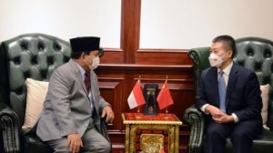 Bertemu Dubes China, Prabowo Bahas Kerjasama Pertahanan-Keamanan di Kawasan Asia