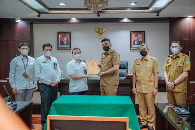 Exit Meeting Tim BPK RI Perwakilan Sumut, Bobby Nasution : Semoga Kembali Raih WTP