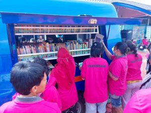 Warga Binaan Rutan Perempuan Medan Antusias Sambut Perpustakaan Keliling Pemko Medan
