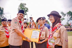 Bobby Nasution Ajak Pramuka Bersama Jadikan Medan Kota Hijau