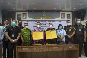 Wujudkan GCG PT PLN (Persero) UP3 Rantau Prapat tanda tangan Nota Kesepahaman Dengan Kejaksaan Negeri Rantau Prapat