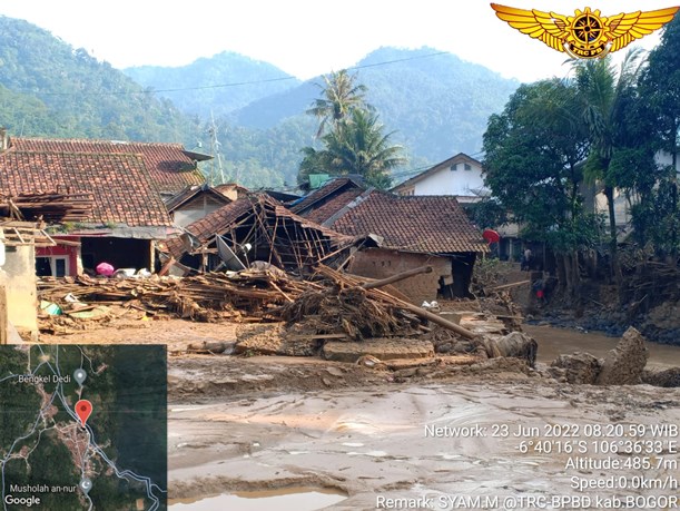 Banjir Bandang Terjang Kabupaten Bogor, Sebanyak 2.407 Jiwa Terdampak