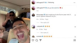 Tiba di Indonesia, Ronaldinho Langsung Dijemput Raffi Ahmad dan Rudy Salim