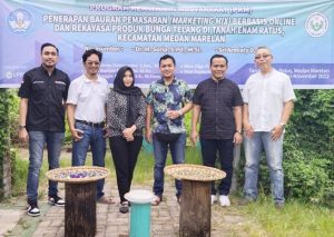 Pengabdian Masyarakat Dosen Unimed, Bantu Tingkatkan UMKM Bunga Telang