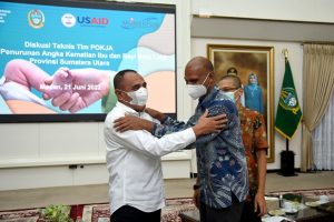 Terima Kunjungan USAID, Gubsu Bahas Program Penurunan AKI/B