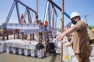 Bobby Nasution Targetkan Pembangunan Jembatan Sicanang akan Selesai Akhir Tahun 2022