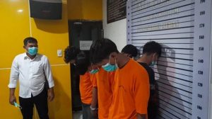 Polisi Ringkus 5 Orang Geng Motor Yang Aniaya IRT di Jalan Pabrik Tenun