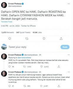 Baim Wong Patenkan Merek Citayam Fashion Week, Ernest Prakasa: Gak Tau Malu!