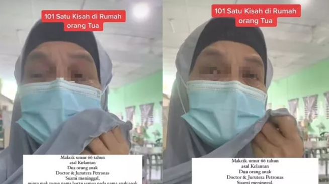 Menyedihkan, Seorang Ibu Curhat Saat Diusir Anak dan Dimasukan Ke Panti Jompo