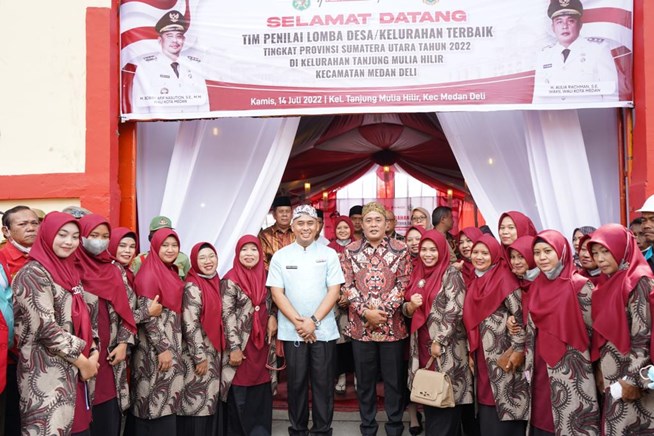 Penilaian Kelurahan Terbaik Tingkat Sumut, Bobby Nasution Berharap Tanjung Mulia Hilir Jadi Yang terbaik