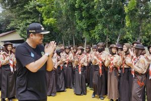Lepas Kontingen Pramuka Kota Medan, Ini Pesan Bobby Nasution