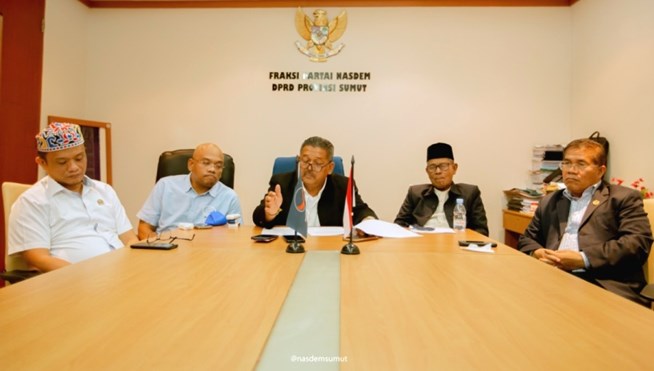 Fraksi Partai NasDem Kritisi Program Kerja di RPJMD Gubernur Sumut Jelang Akhir Jabatan