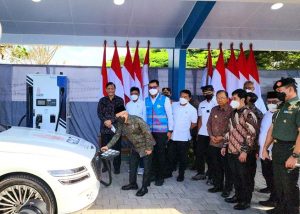 Jelang Puncak Acara Presidensi G20, Wapres Ma’ruf Amin Tinjau Kesiapan SPKLU PLN