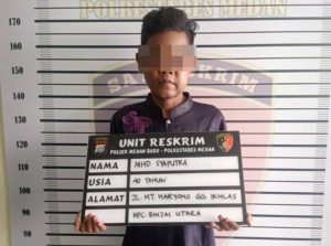 Curi Motor di Halaman Mesjid, Pria Ini Diciduk Unit Reskrim Polsek Medan Baru