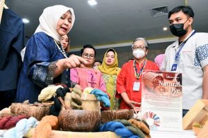 Kelancaran Distribusi Benang Jadi Kendala Pengrajin Tenun, Ini Yang Dilakukan Nawal Lubis