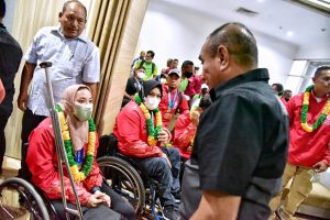 Gubernur Sumut Edy Rahmayadi Sambut Kepulangan Atlet ASEAN Para Games