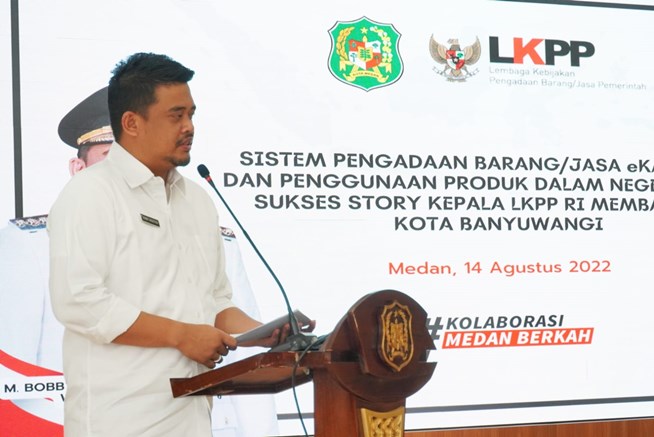 LKPP : Pemko Medan Terbaik Pertama Di Indonesia Dalam Transaksi E-Katalog Lokal
