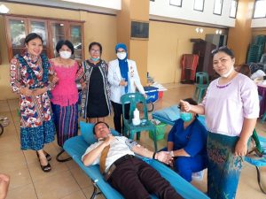 Peringati Tahun Kesehatan & Dewan Diakonia, RSUD Dr. Pirngadi Ikut Partisipasi Dalam Kegiatan Donor Darah HKBP Tanjung Sari