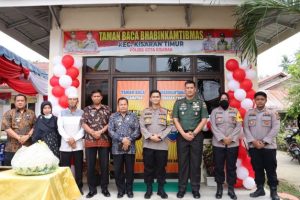Kapolres Asahan Bersama Forkopimda Launching Taman Baca Bhabinkamtibmas Polsek Kota Kisaran