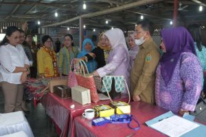 Buka Pelatihan Craft dari Anyaman di  Kepulauan Nias, Nawal Lubis Harapkan Dukungan Pemda Sebagai Media Promosi 