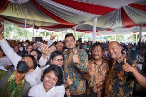 Ketua Komwil I APEKSI Bobby Nasution Beri Bantuan Ke Warga Binjai