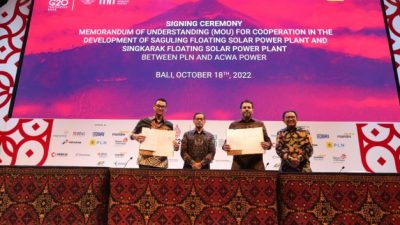 PLN Siap Kerjakan Proyek PLTS Terapung Singkarak dan Saguling untuk Wujudkan Transisi Energi
