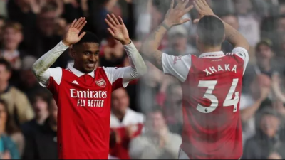 Bantai Nottingham Forest 5-0, Arsenal Geser City di Puncak Klasemen