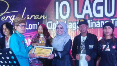 Pasan Mandeh Karya Rika Amir Jadi Lagu Terbaik Lomba Cipta Lagu Minang Tingkat Nasional 2022
