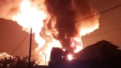 Kebakaran Landa Pabrik Getah Karet di Asahan, Sejumlah Mobil Pemadam Diturunkan