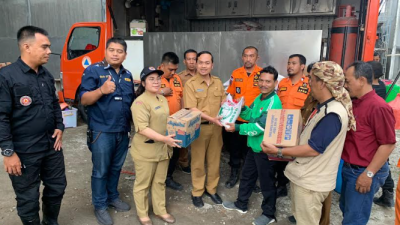 Bantu Korban Banjir di Seimati Medan, BPBD Sumut Beri Bantuan Dapur Umum dan Logistik Pangan