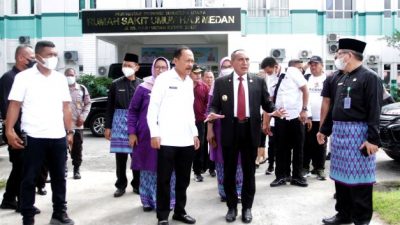 Hadiri Groundbreaking Pembangunan Rumah Sakit Haji Medan,Gubsu ; Teruskan Perjuangan Para Pendiri