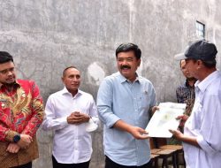 Melalui Program PTSL, Gubsu Berharap Permasalahan Pertanahan Sumut Selesai