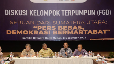 Bahas Demokrasi Pers, Pemorov Sumut Dan PWI Gelar FGD